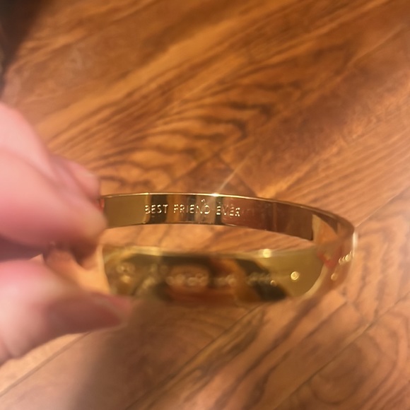 Kate spade gold bangle bracelet. - Picture 2 of 2